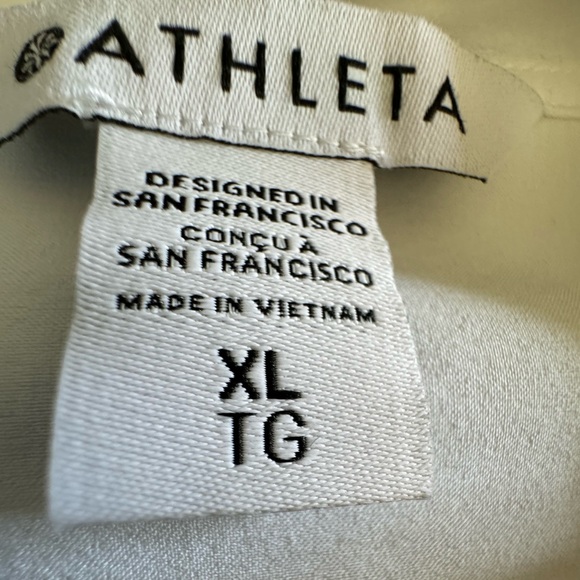BOGO Athleta NEW LS white shirt. Bundle with black shirt. 2 for $55 - Picture 2 of 5